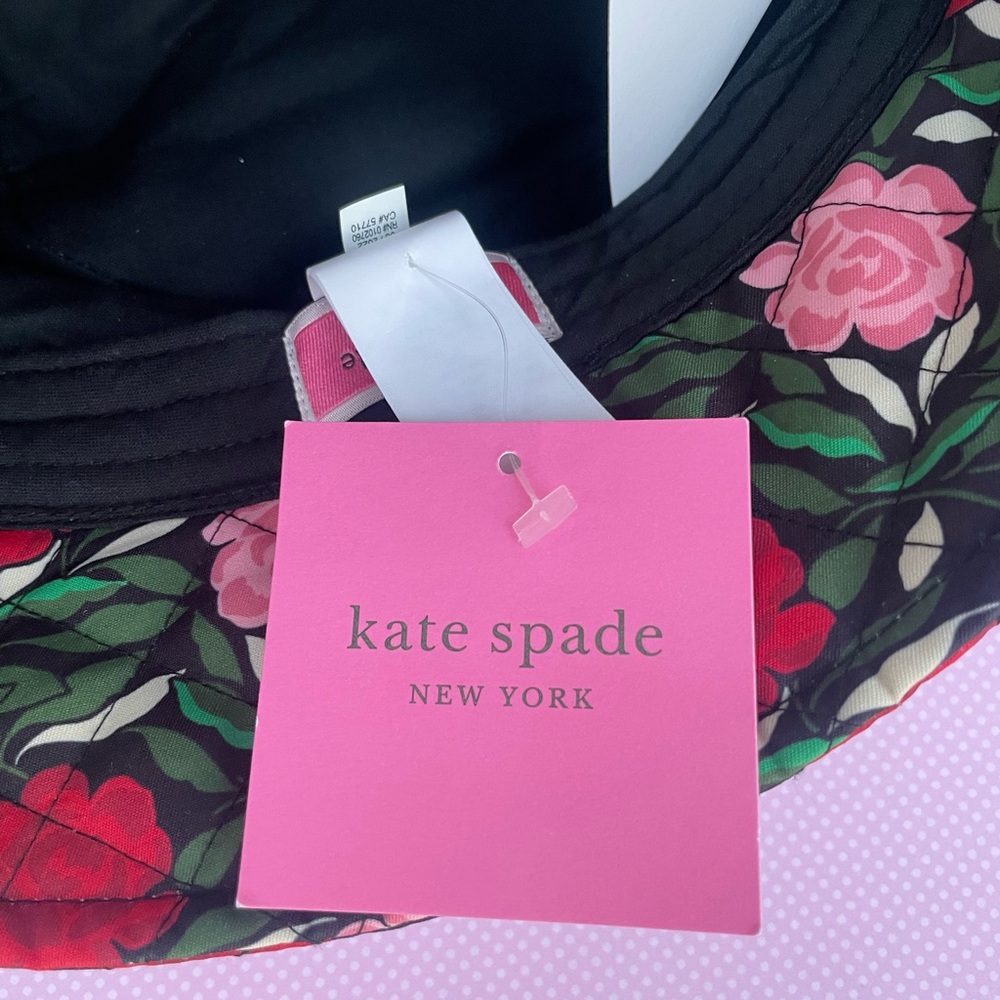 Kate Spade Floral Bucket Hat NEW with tags - Picture 3 of 6